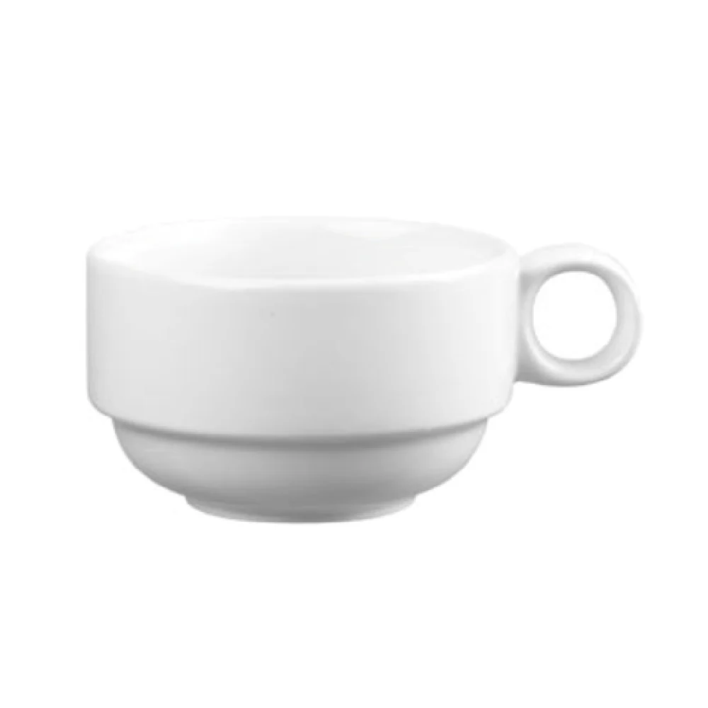 Churchill China WH VC281 Cup 10 Oz. Stackable Microwave & Dishwasher Safe