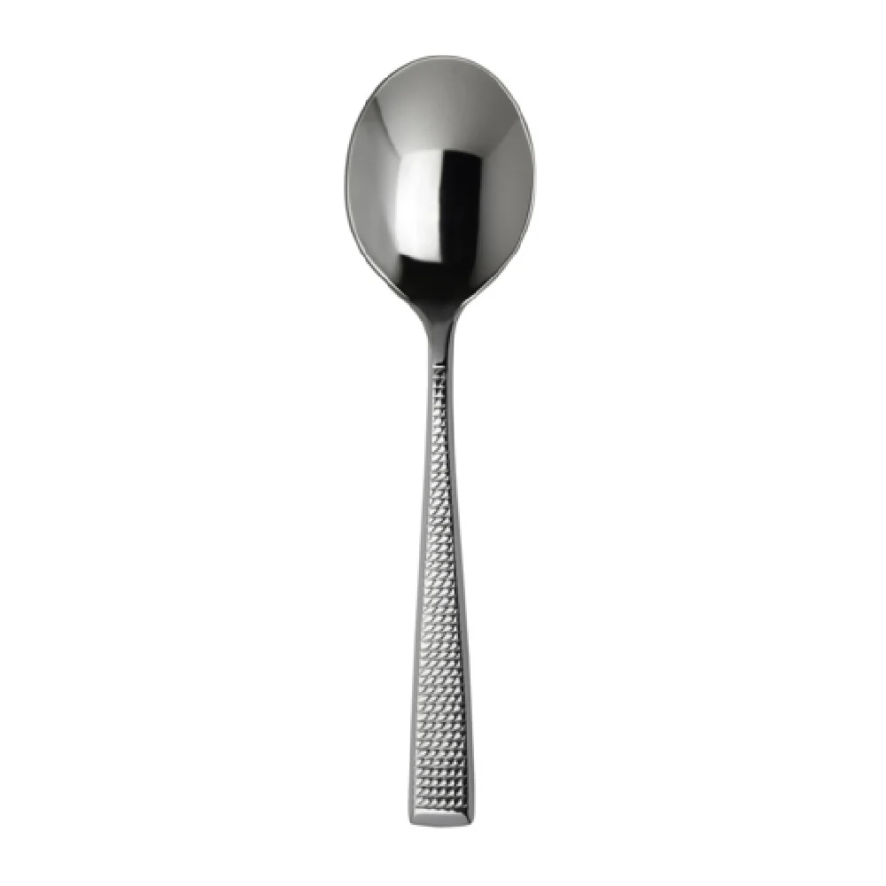 Steelite 5759SX002 7.125 Inch Bouillon Soup Spoon 18/10 Stainless Steel