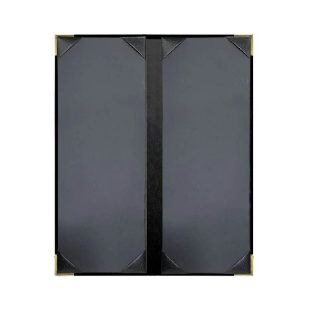 Risch SEVDX-2V 4.25X11 Double View Antibacterial Faux-leather Menu Cover Risch SEVDX-2V 4.25X11 Double View Antibacterial Faux-leather Menu Cover