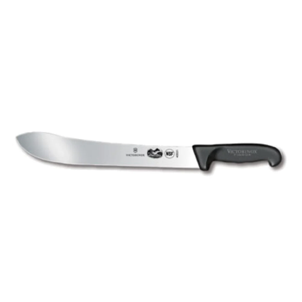 Victorinox 5.7403.31 12 Inch Straight Blade Butcher Knife Black Fibrox Pro Handle Victorinox 5.7403.31 12 Inch Straight Blade Butcher Knife Black Fibrox Pro Handle