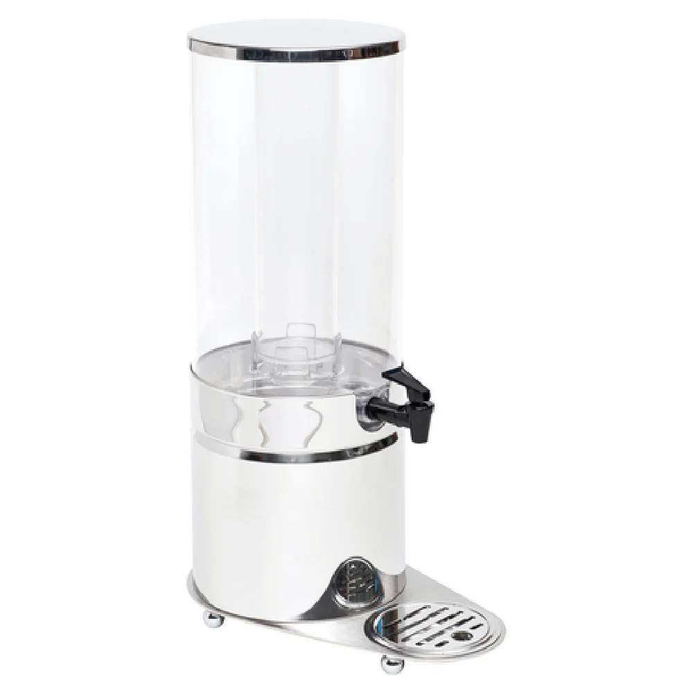 Service Ideas 80702720 13 Inch 4 Liter Beverage Dispenser with Ice Chamber Stainless Steel Service Ideas 80702720 13 Inch 4 Liter Beverage Dispenser with Ice Chamber Stainless Steel