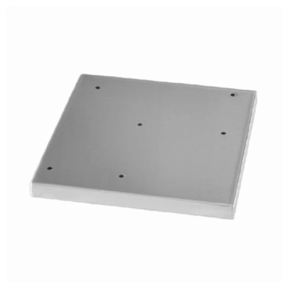 Glastender DR-IC90 8 Inch Inside Corner Filler with Drain Tube Stainless Steel