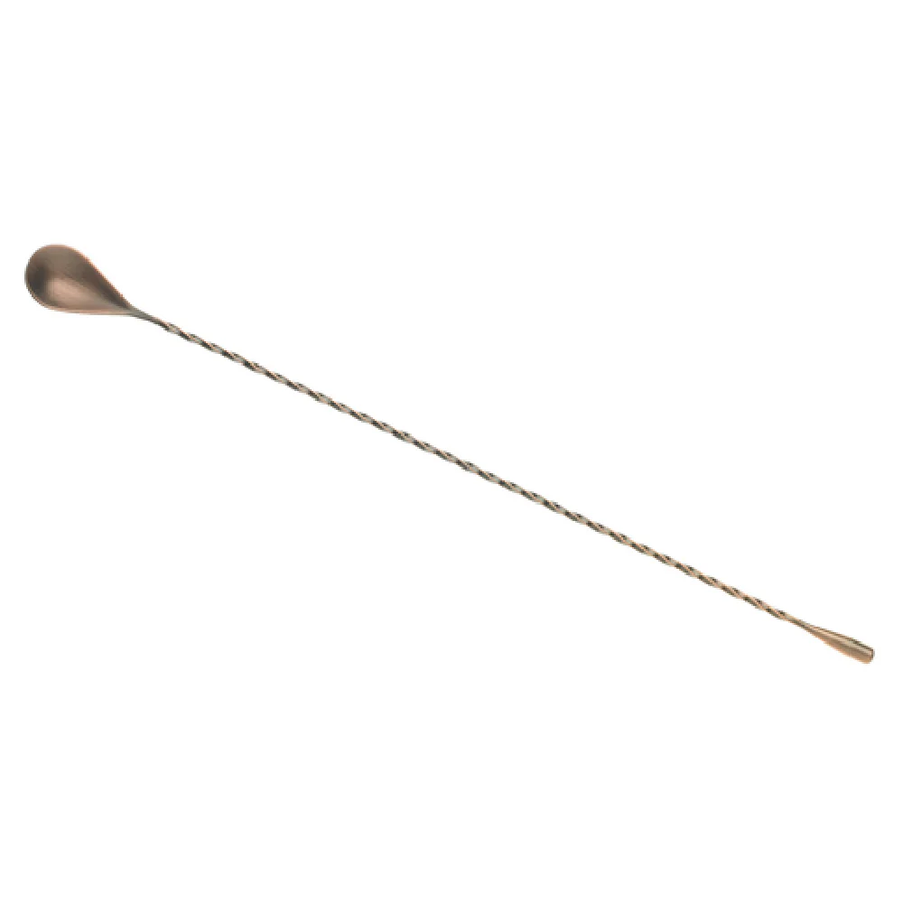 Mercer Culinary M37013ACP 15-3/4 Inch Bar Spoon Weighted Teardrop Stainless Steel Antique Copper Mercer Culinary M37013ACP 15-3/4 Inch Bar Spoon Weighted Teardrop Stainless Steel Antique Copper