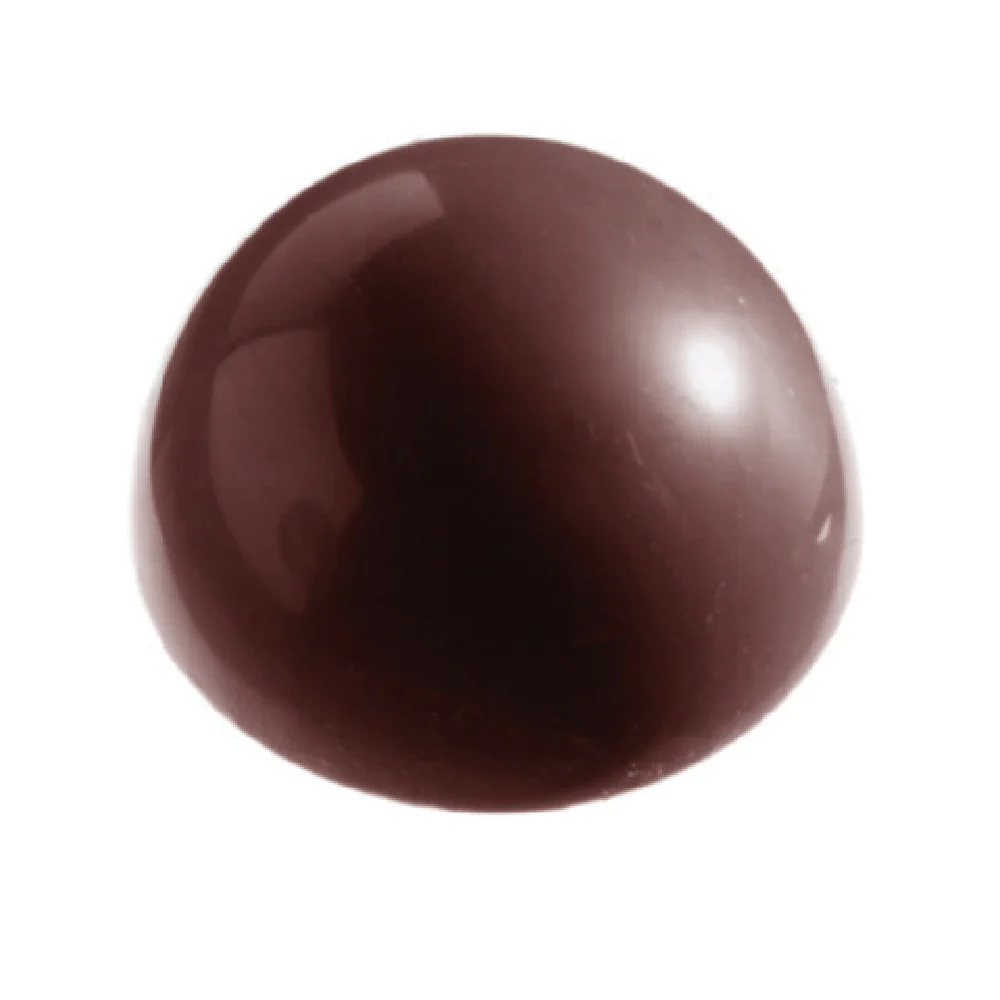 Matfer 380154 2-3/4 Inch Chocolate Mold Half Spheres Polycarbonate 6 Molds