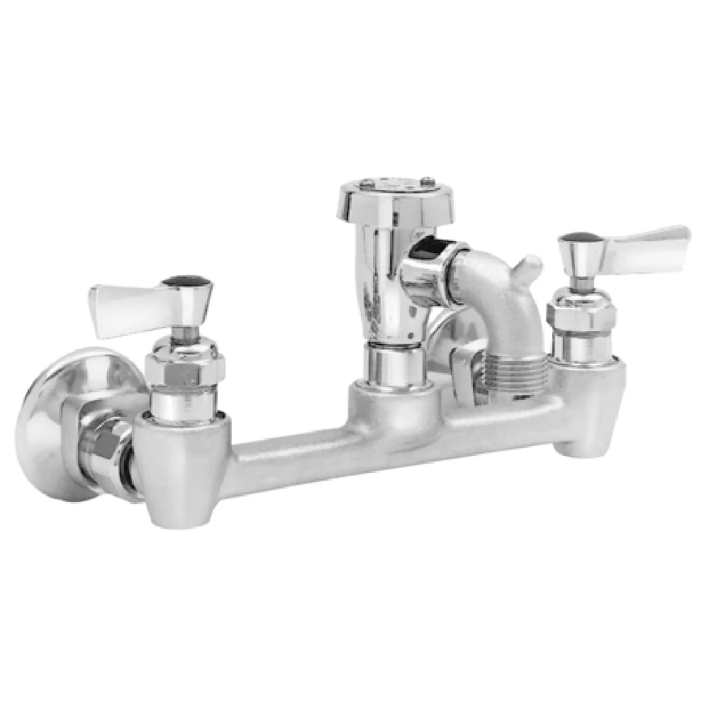 Fisher 19820 3 Inch Spout Service Sink Faucet Wall Mount Mixing with Vacuum Breaker Fisher 19820 3 Inch Spout Service Sink Faucet Wall Mount Mixing with Vacuum Breaker