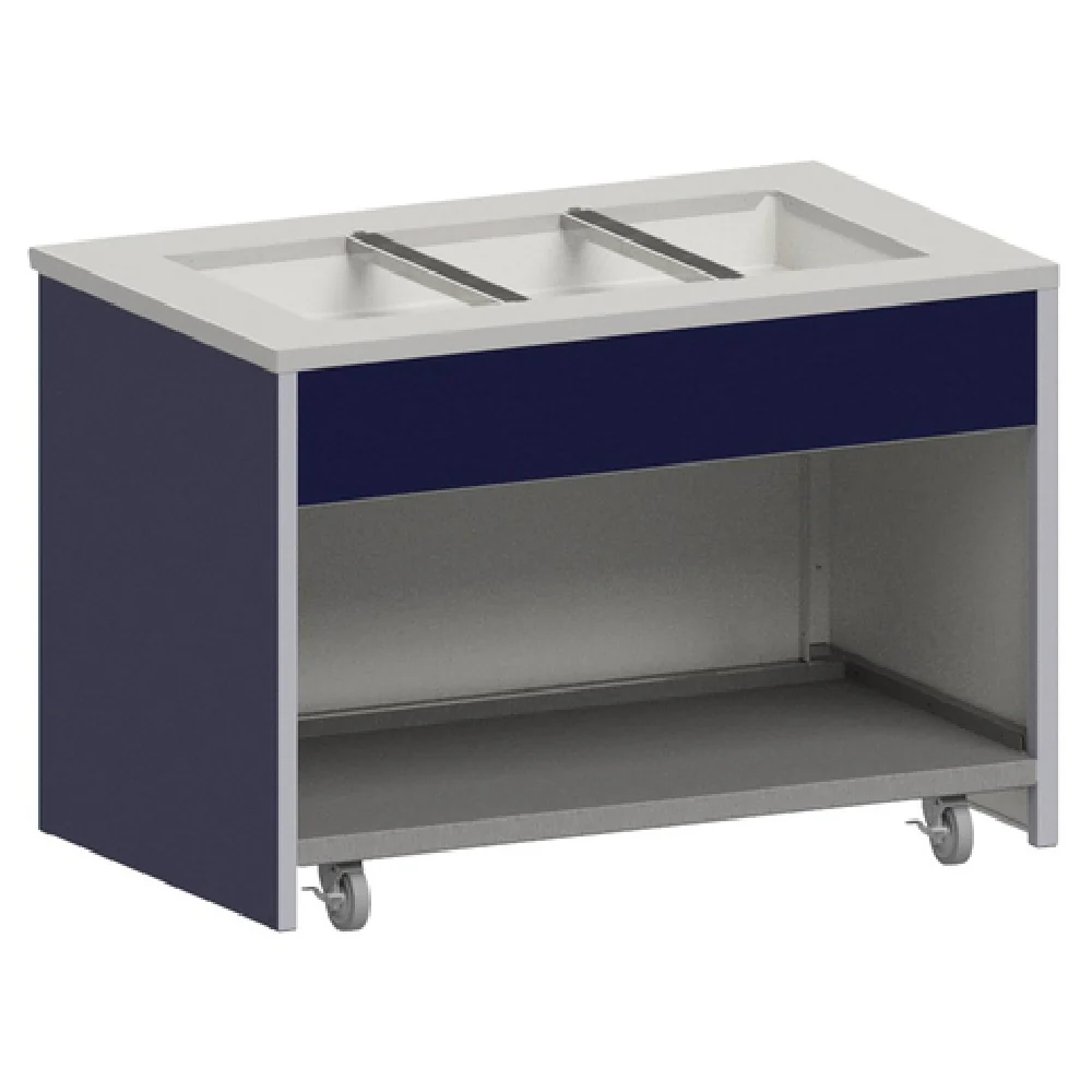 Atlas Metal INFIC-5 77-3/4 Inch Mobile Cold Food Unit Ice Cooled Stainless Steel Atlas Metal INFIC-5 77-3/4 Inch Mobile Cold Food Unit Ice Cooled Stainless Steel