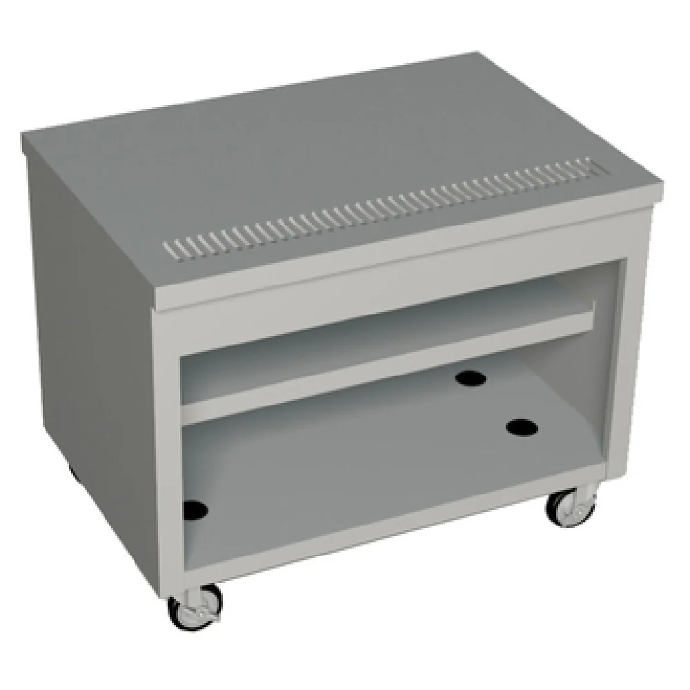 Duke TUS-46PG_217154 46 Inch Stainless Steel Urn Stand Mobile with Drip Trough