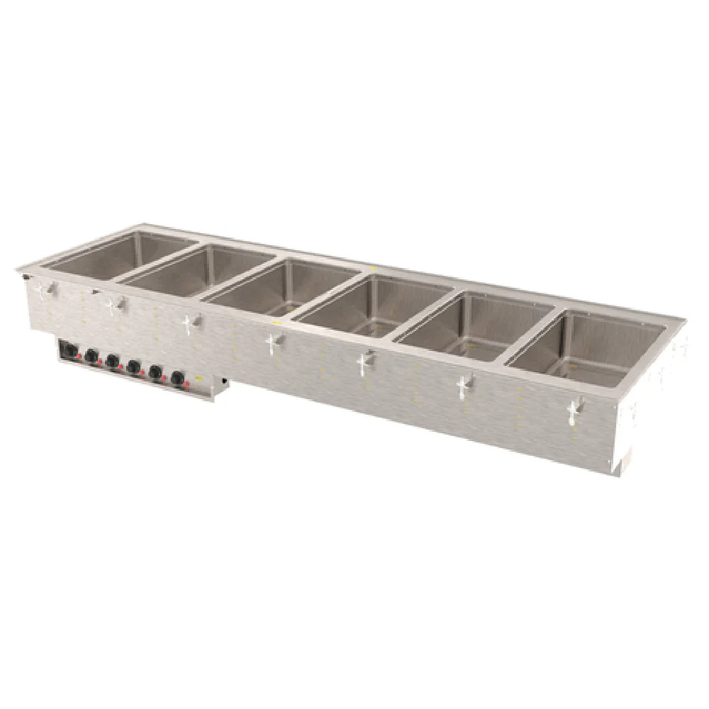 Vollrath 36409HD 81 Inch Hot Food Well Unit Electric with 6 Insulated Wells