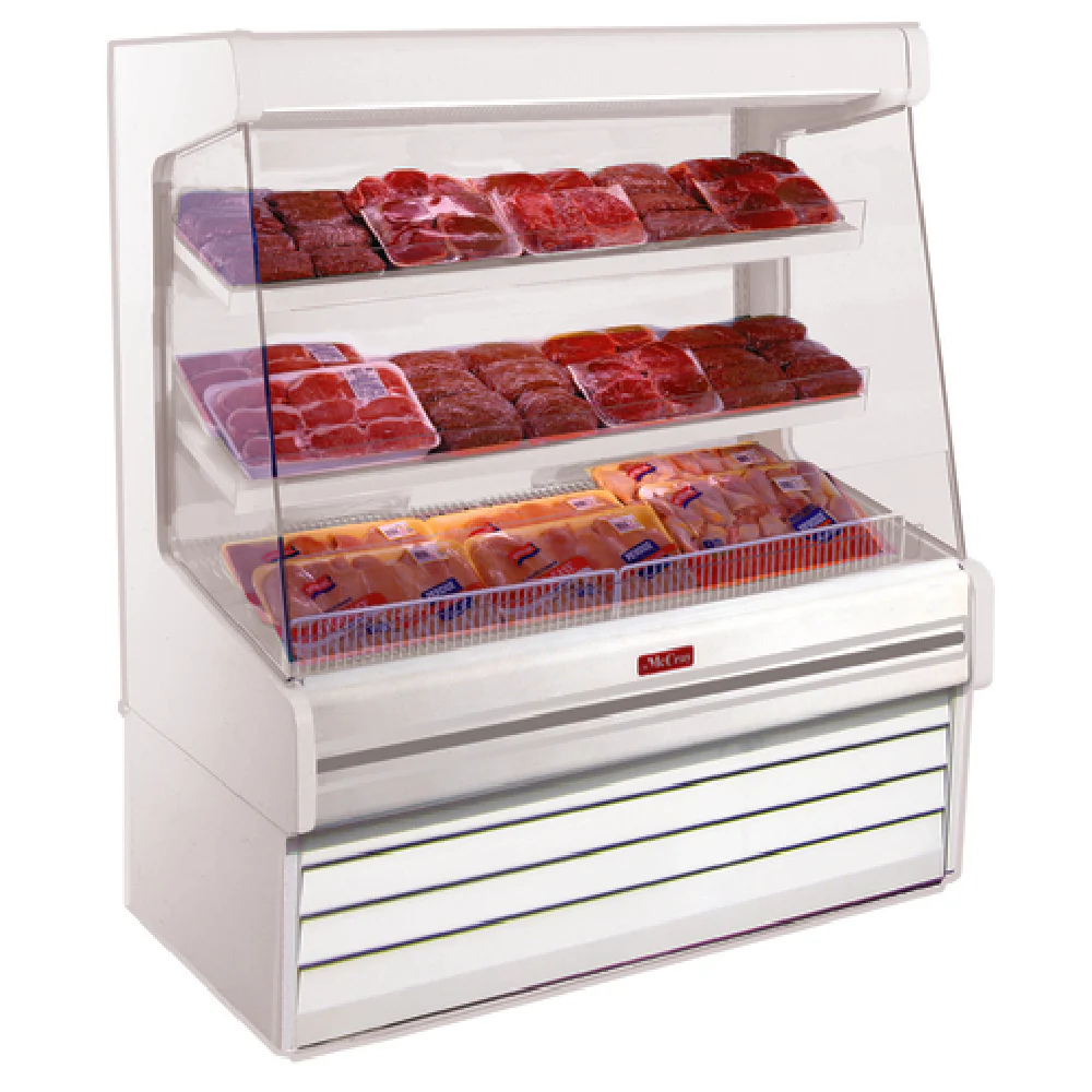 Howard-McCray SC-OP30E-4L-LED 51 Inch Produce Open Merchandiser Self-Contained Refrigeration with LED Lighting