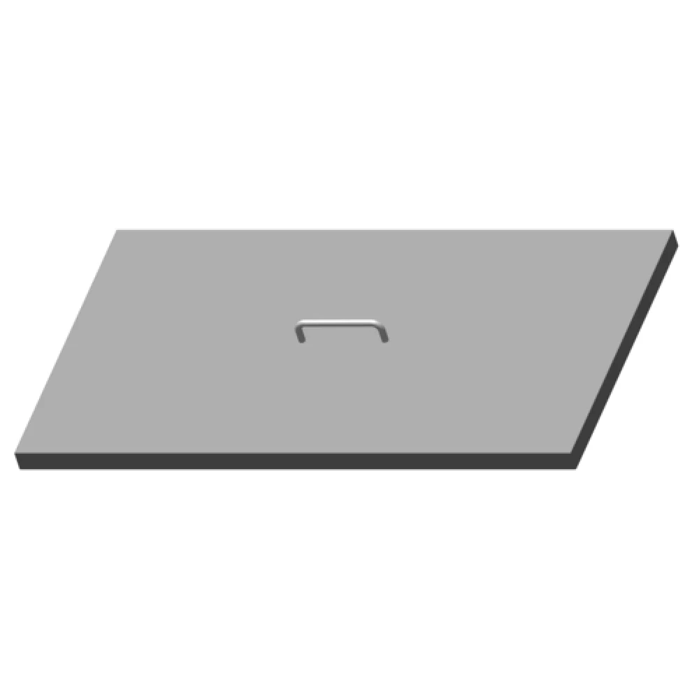 Hoshizaki HS-5072 Stainless Steel Flat Lift-off Cover for 8-pan Opening