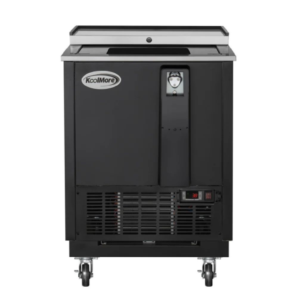 Koolmore KM-BOC25-BK 25 Inch Commercial Bottle Cooler 5 Cu Ft Black Koolmore KM-BOC25-BK 25 Inch Commercial Bottle Cooler 5 Cu Ft Black