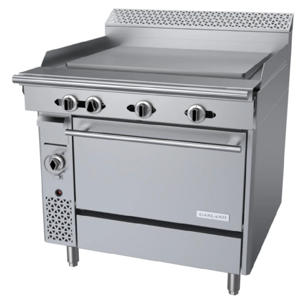 Garland C36-19C 36 Inch Gas Heavy Duty Range with Convection Oven 97000 BTU