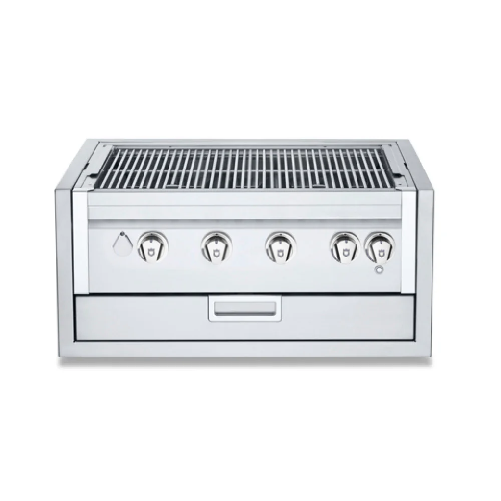Crown Verity IBI30-GO-FLT 35 Inch Built-In Charbroiler Grill Gas with 4 Burners 14750 BTU Crown Verity IBI30-GO-FLT 35 Inch Built-In Charbroiler Grill Gas with 4 Burners 14750 BTU