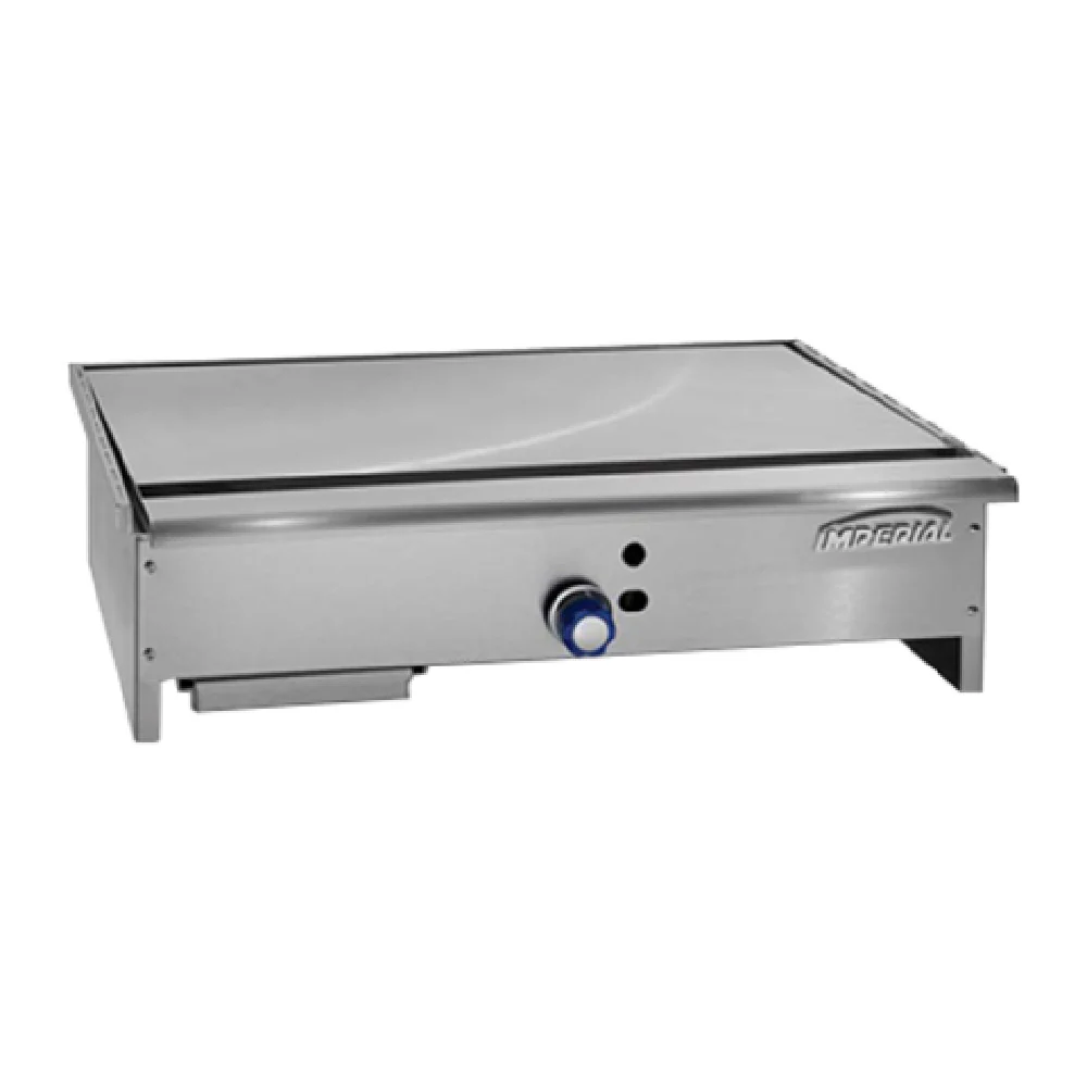 Imperial ITY-24_NAT 24 Inch Gas Teppan-Yaki Griddle with Manual Controls 30000 BTU