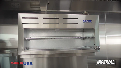 Imperial IRCM-36 36 Inch Gas Cheesemelter Broiler Infra-red Burner 40000 BTU Imperial IRCM-36 36 Inch Gas Cheesemelter Broiler Infra-red Burner 40000 BTU