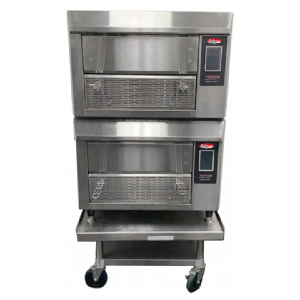 BakeMax BMSRAF02 16-1/2 Inch Rapid Air Fryer Greaseless Double Stacked BakeMax BMSRAF02 16-1/2 Inch Rapid Air Fryer Greaseless Double Stacked