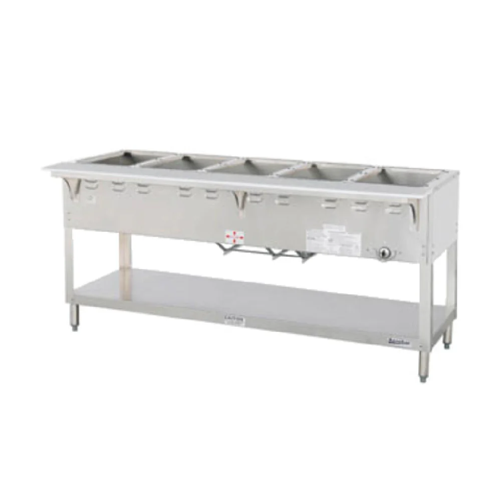 Duke WB305_NAT 72-3/8 Inch Gas Aerohot Steamtable with 27,000 BTU Burner