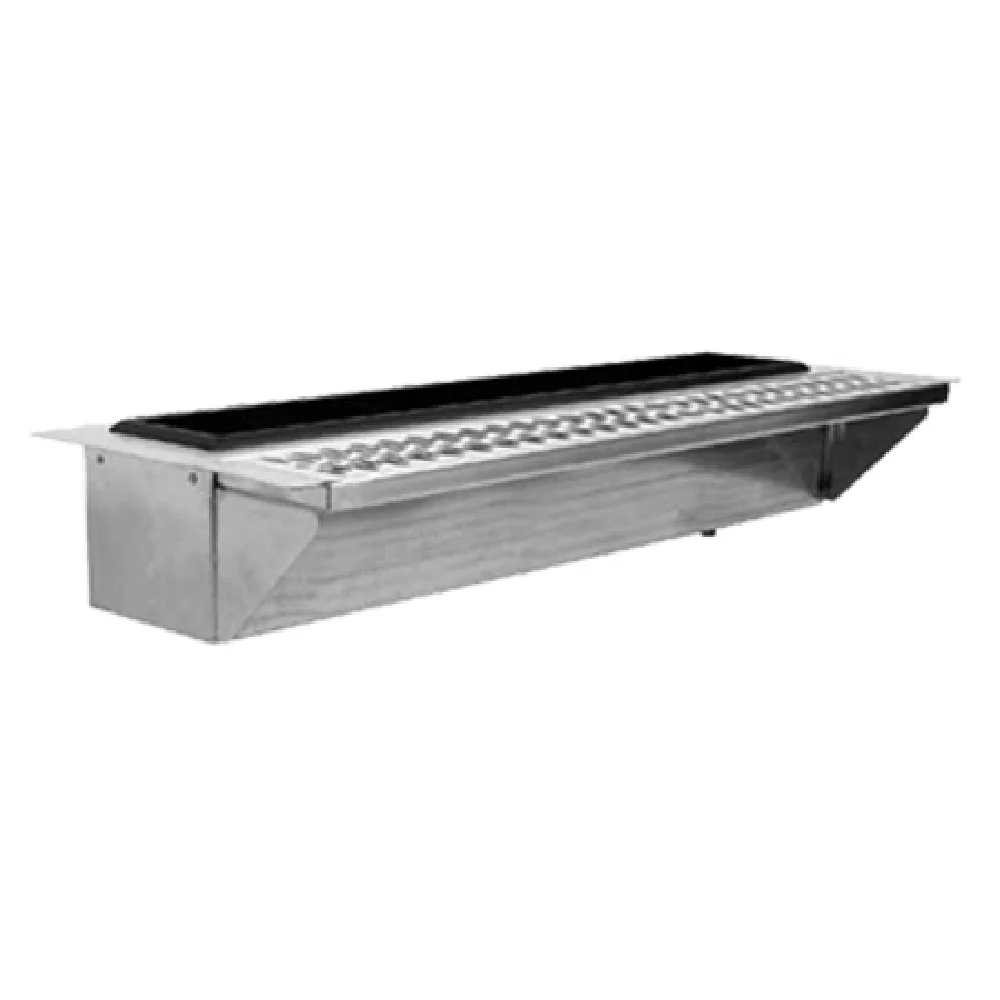 Glastender DI-MDR30 30 Inch Ice-chilled Underbar Bottle Well Stainless Steel with Drink Rail and Removable Insert