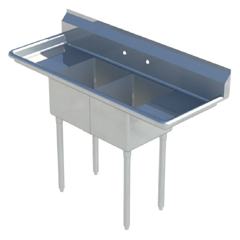 Sapphire Manufacturing SMS-2-1824-D24 Sink 2-compartment 84 Sapphire Manufacturing SMS-2-1824-D24 Sink 2-compartment 84