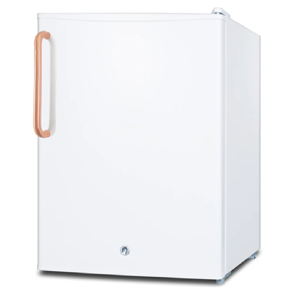 Summit FF28LWHTBC 18 Inch 2.4 Cu. Ft. Compact Refrigerator Medical with Lockable Door