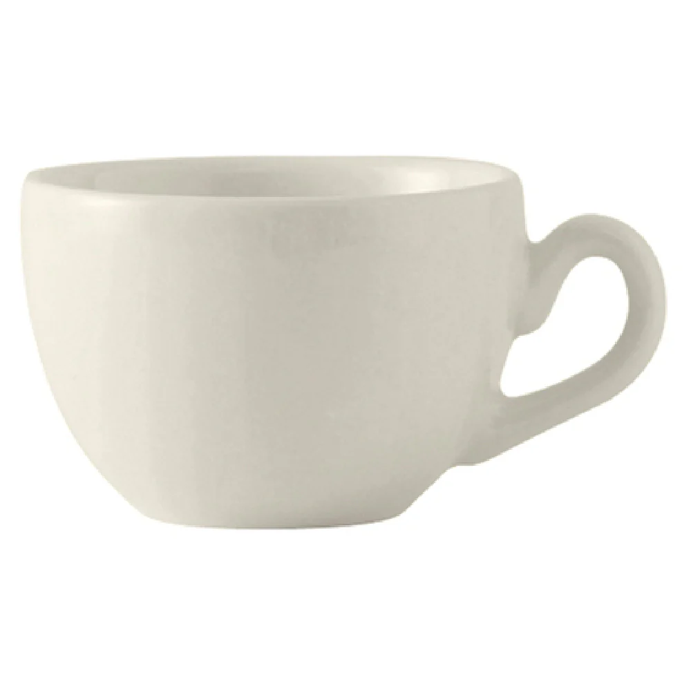 Tuxton AMU-085 3 Oz Demitasse Cup Microwave and Dishwasher Safe Ceramic Pearl White