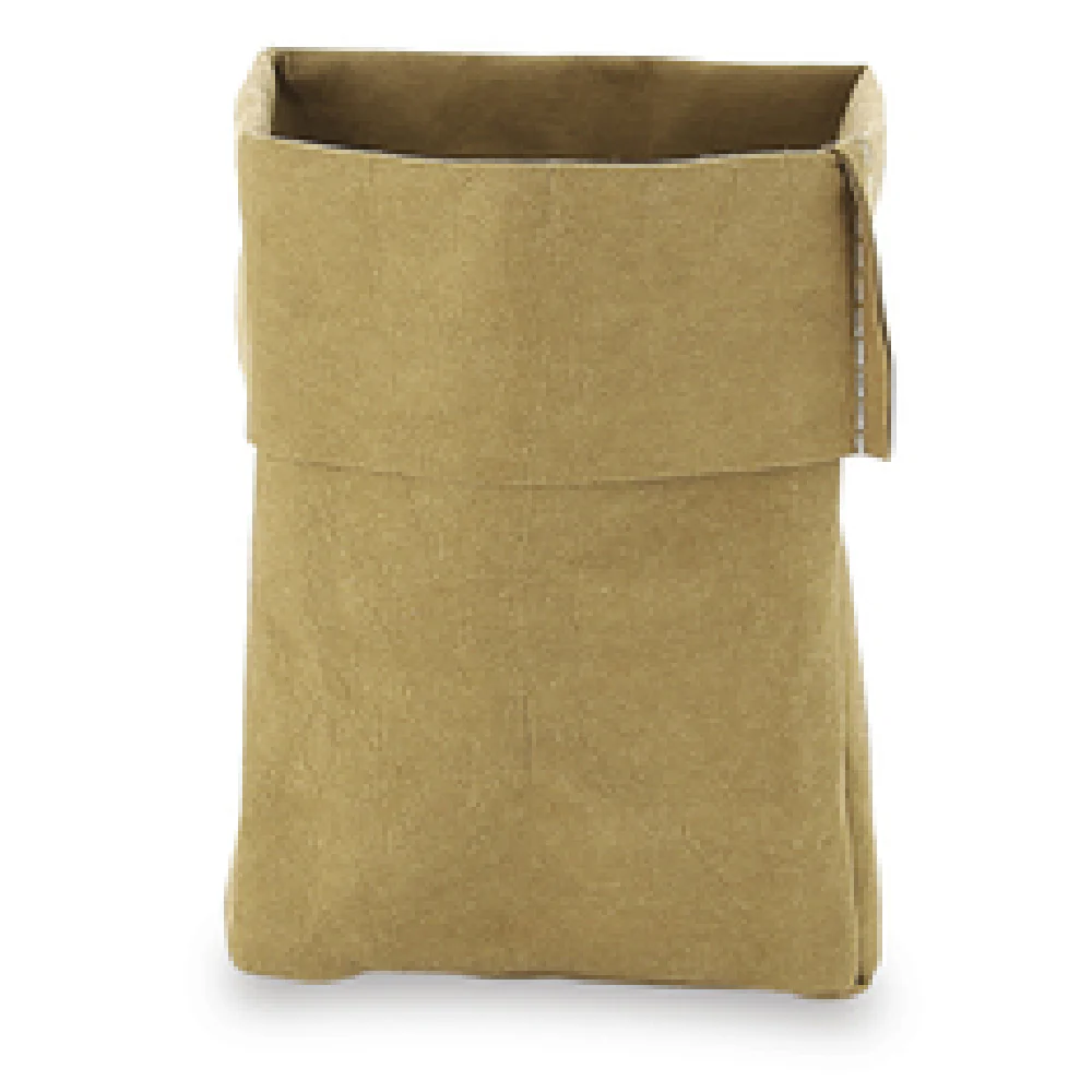 Revol 650928 4 Inch Individual Bread Bag Cellulose Havana Brown