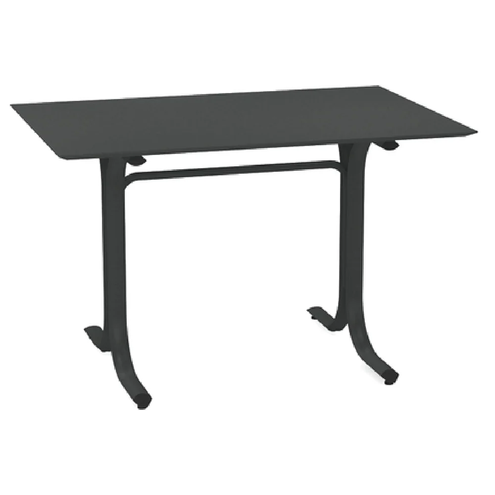emuamericas, llc 1163 48 Inch Beveled Edge Table Indoor Outdoor Steel emuamericas, llc 1163 48 Inch Beveled Edge Table Indoor Outdoor Steel