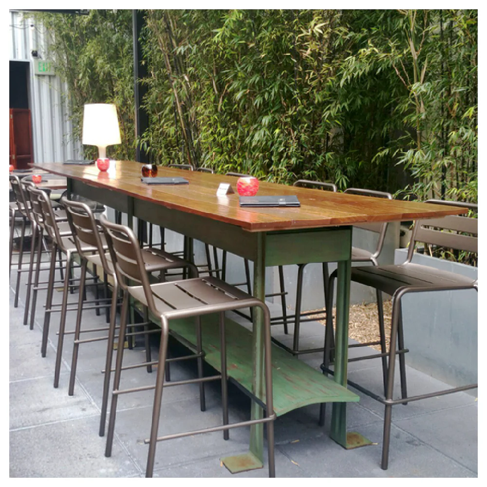 Emuamericas Llc E164N-41 22 Inch Steel Ladder Back Bar Stool Outdoor and Indoor Emuamericas Llc E164N-41 22 Inch Steel Ladder Back Bar Stool Outdoor and Indoor