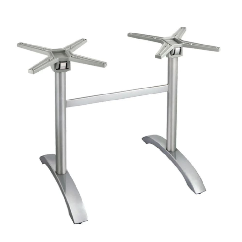 JMC Furniture MALTA-REC-FOLD Table Base 24 Inch Aluminum with Spider Fold Design