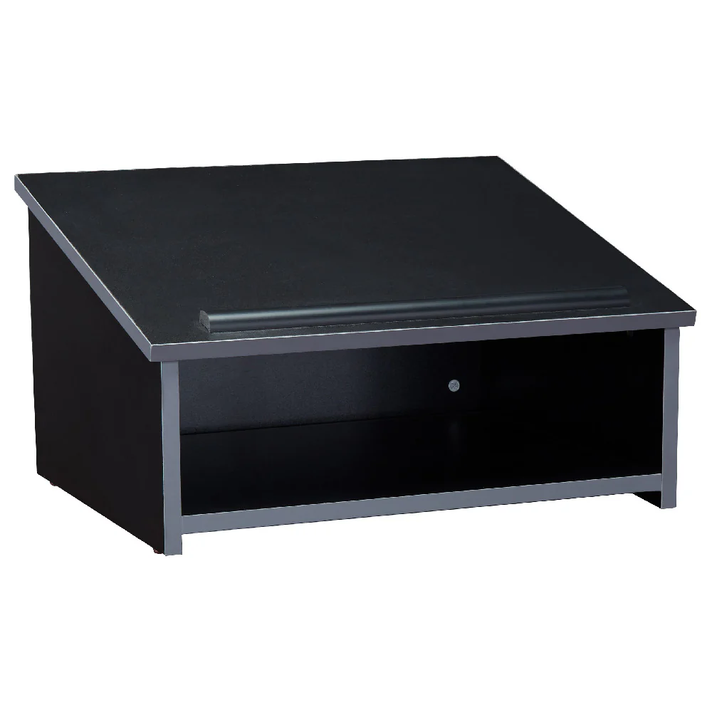 National Public Seating 22-XX 23-3/4 Inch Tabletop Lectern Wood PB Core with Stop National Public Seating 22-XX 23-3/4 Inch Tabletop Lectern Wood PB Core with Stop
