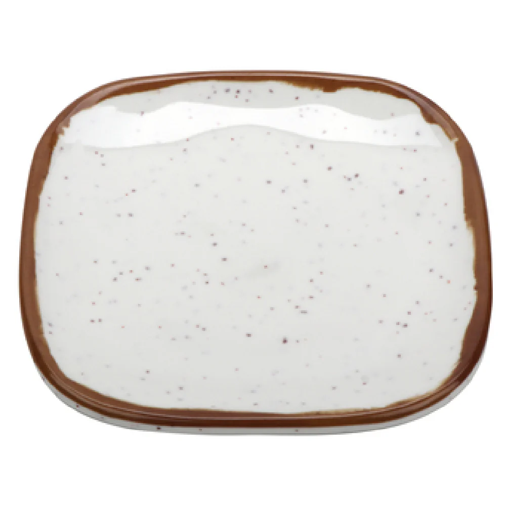GET Enterprises SCS-4-RM 4 Inch Rustic Mill Plate Melamine Break-resistant Cream