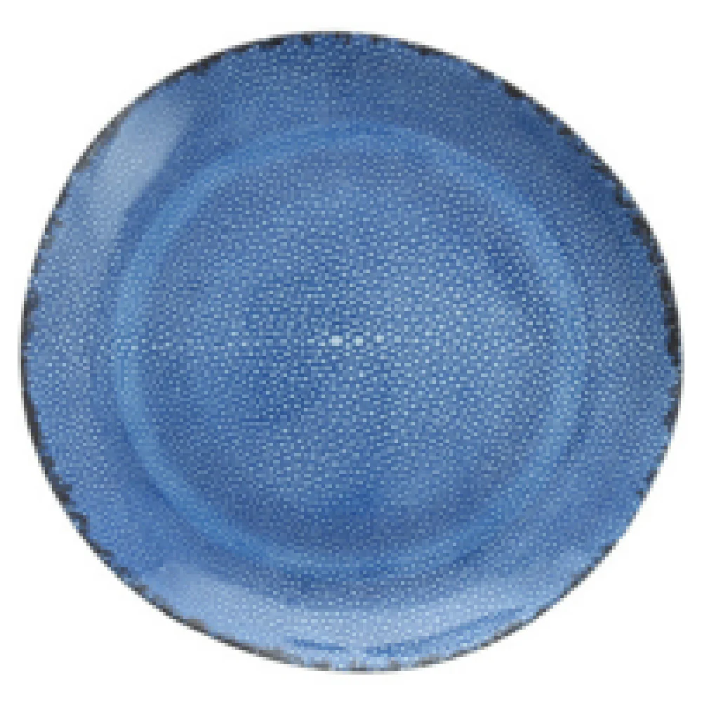 Fortessa DV.MD.FF7278SSB 7.75 Inch Salad Plate Bubbly Sapphire Blue Melamine