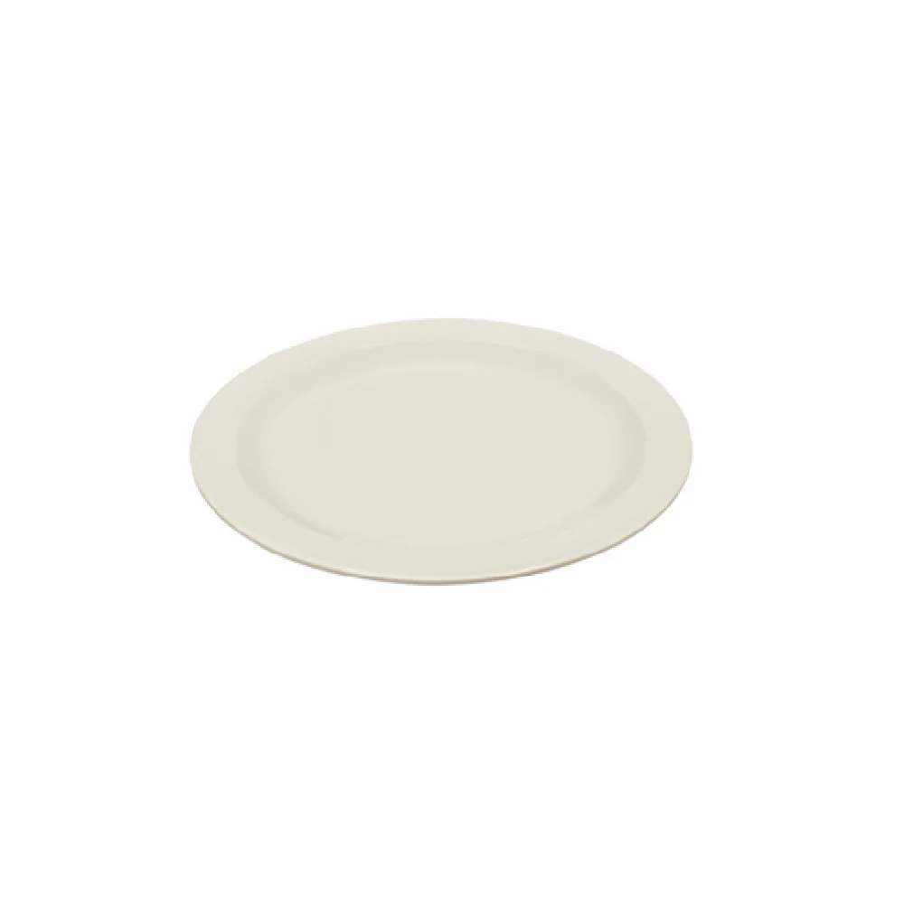 CAC China MLDNR-9 9.75 Inch Round Narrow Rim Plate Ivory Melamine 24 Packs CAC China MLDNR-9 9.75 Inch Round Narrow Rim Plate Ivory Melamine 24 Packs