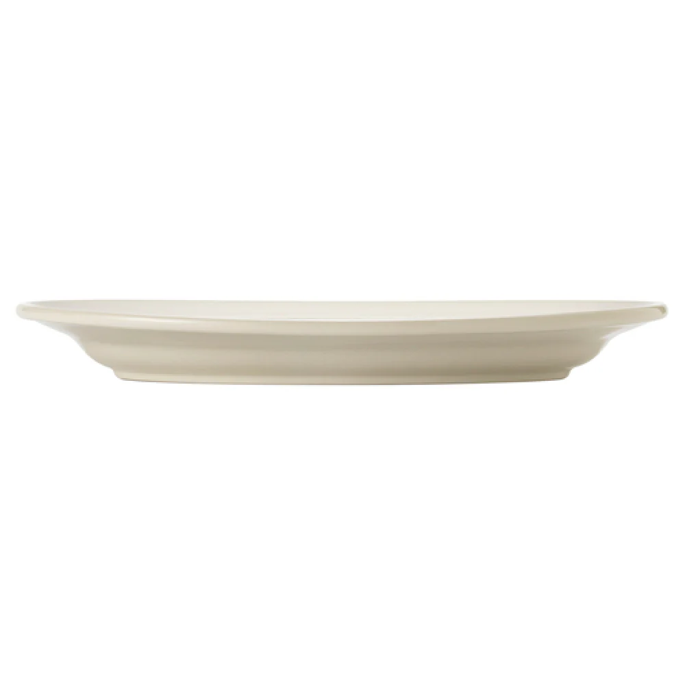 Libbey 740-901-118 11-1/2 Inch Round Plate Cream White Porcelain Rolled Edge Libbey 740-901-118 11-1/2 Inch Round Plate Cream White Porcelain Rolled Edge