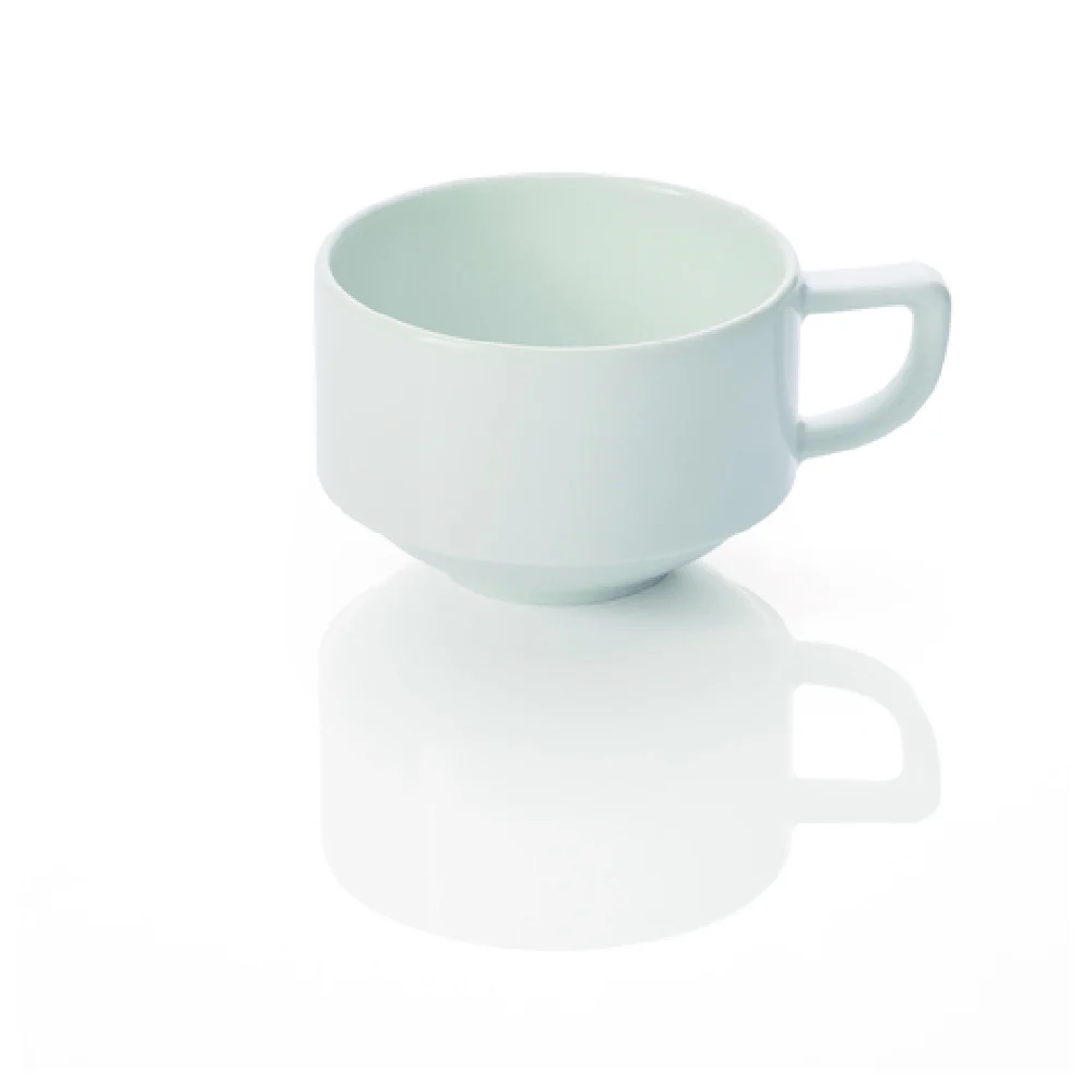BauscherHepp 52.1005.5120 6.8oz Porcelain Cup White with Synergy by WMF