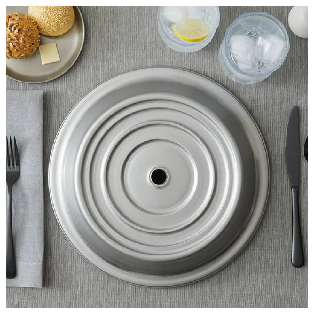 American Metalcraft PC1112R 11 to 11-1/8 Inch Diameter Plate Cover Round Stainless Steel with Narrow Foot