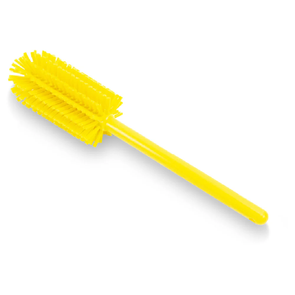 Carlisle 40001EC04 16 Inch Long Soft Polyester Bristles Yellow Brush Carlisle 40001EC04 16 Inch Long Soft Polyester Bristles Yellow Brush
