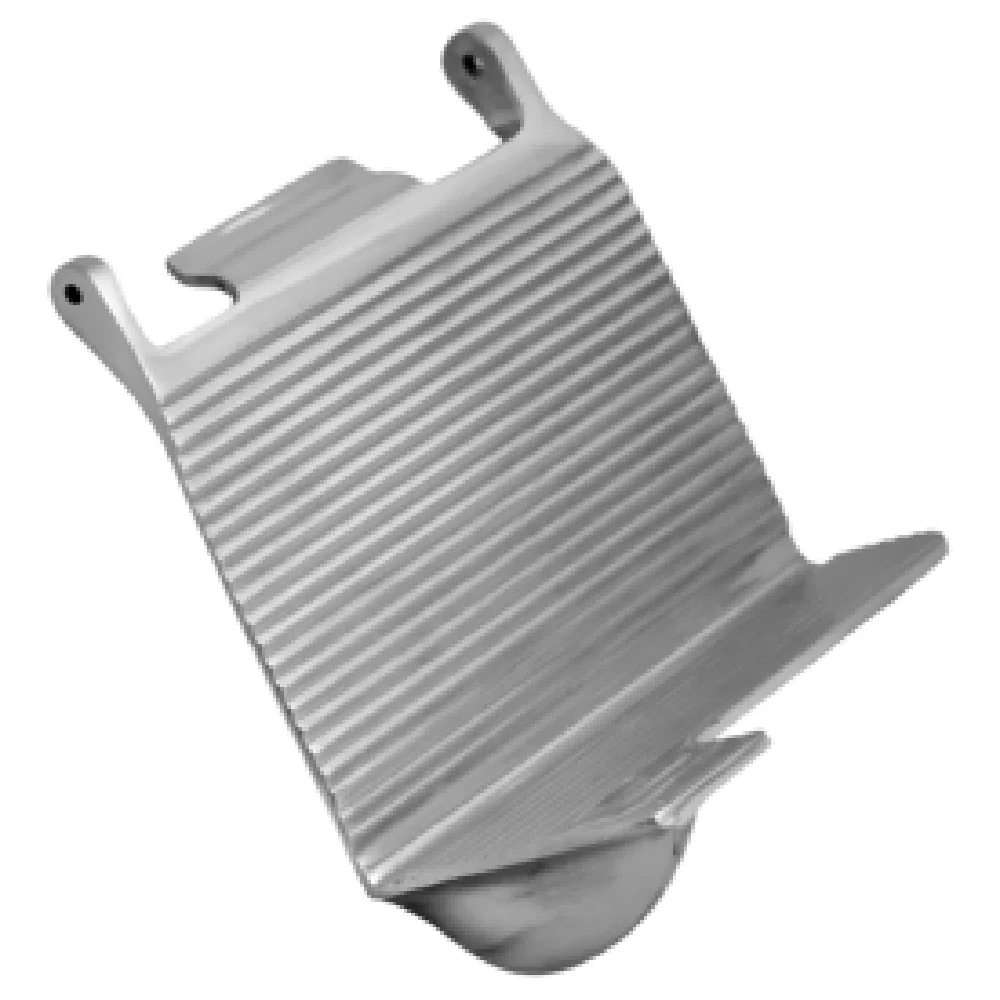 Alfa G-121 Meat Table Chute Aluminum for Globe Slicers replaces OEM 740