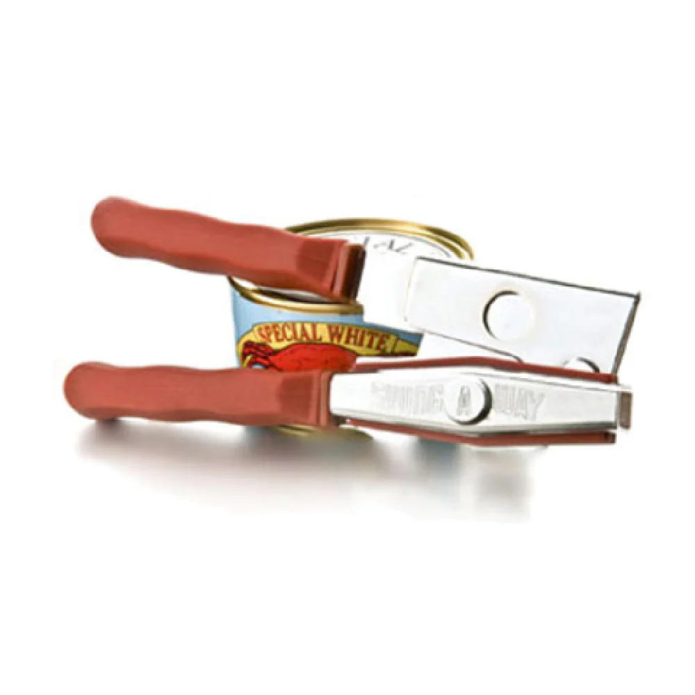 1880 Hospitality 1507 9 Inch Can Opener Manual Magnetic Lid Lifter Red Silicone Aluminum