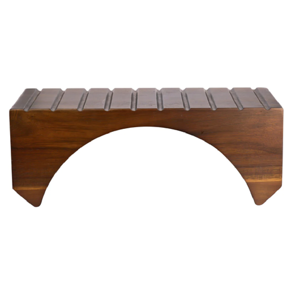 Steelite 6525TW309 16 Inch Arch Bridge Set of 2 Creations Wood Display Riser