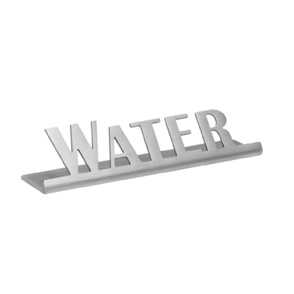 Service Ideas 1C-ST-WATER-SIGN 6-3/8 Inch Water Table Sign Laser-Cut Metal Service Ideas 1C-ST-WATER-SIGN 6-3/8 Inch Water Table Sign Laser-Cut Metal