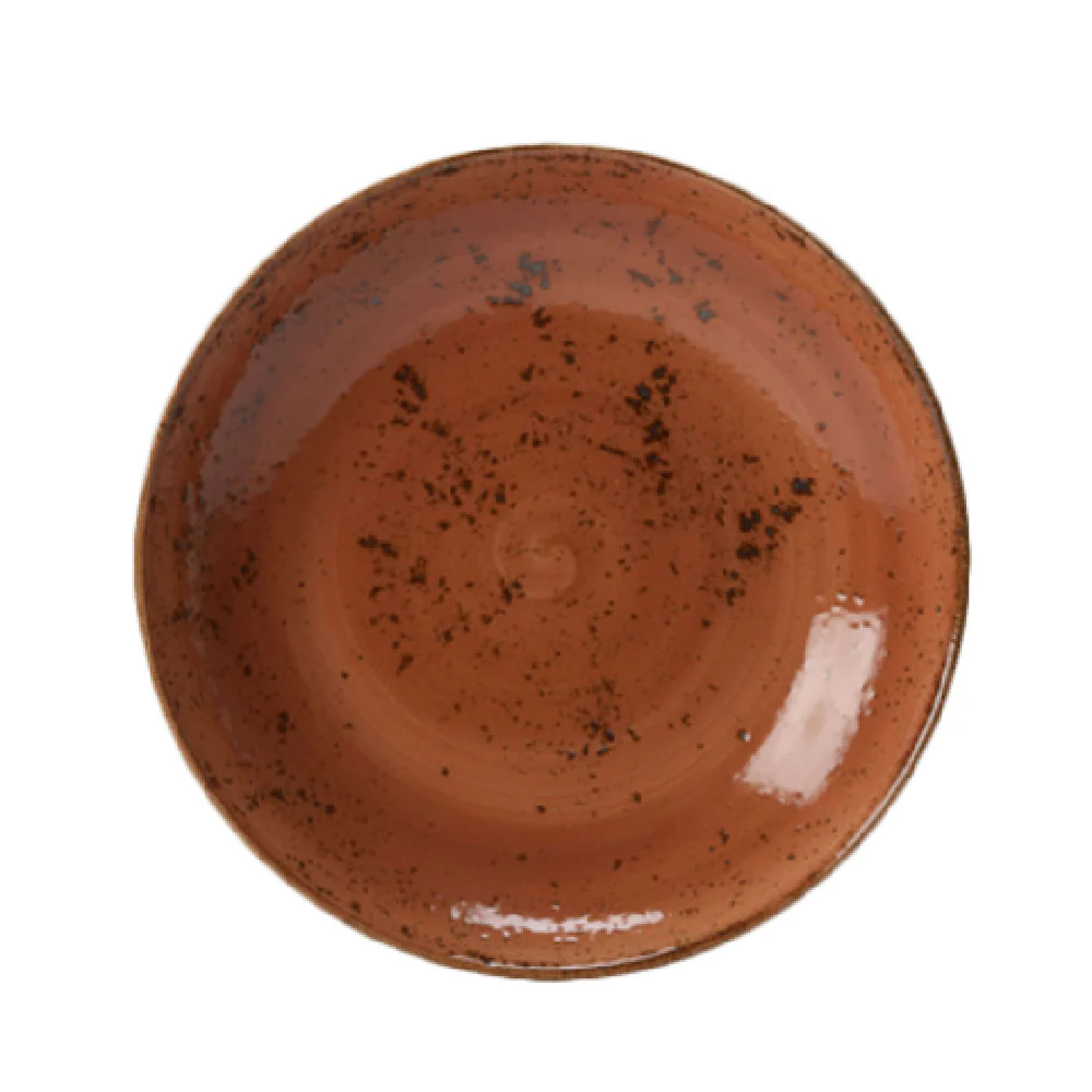 Steelite 11330570 27.0 Oz Coupe Bowl Round Terracotta Alumina Vitrified