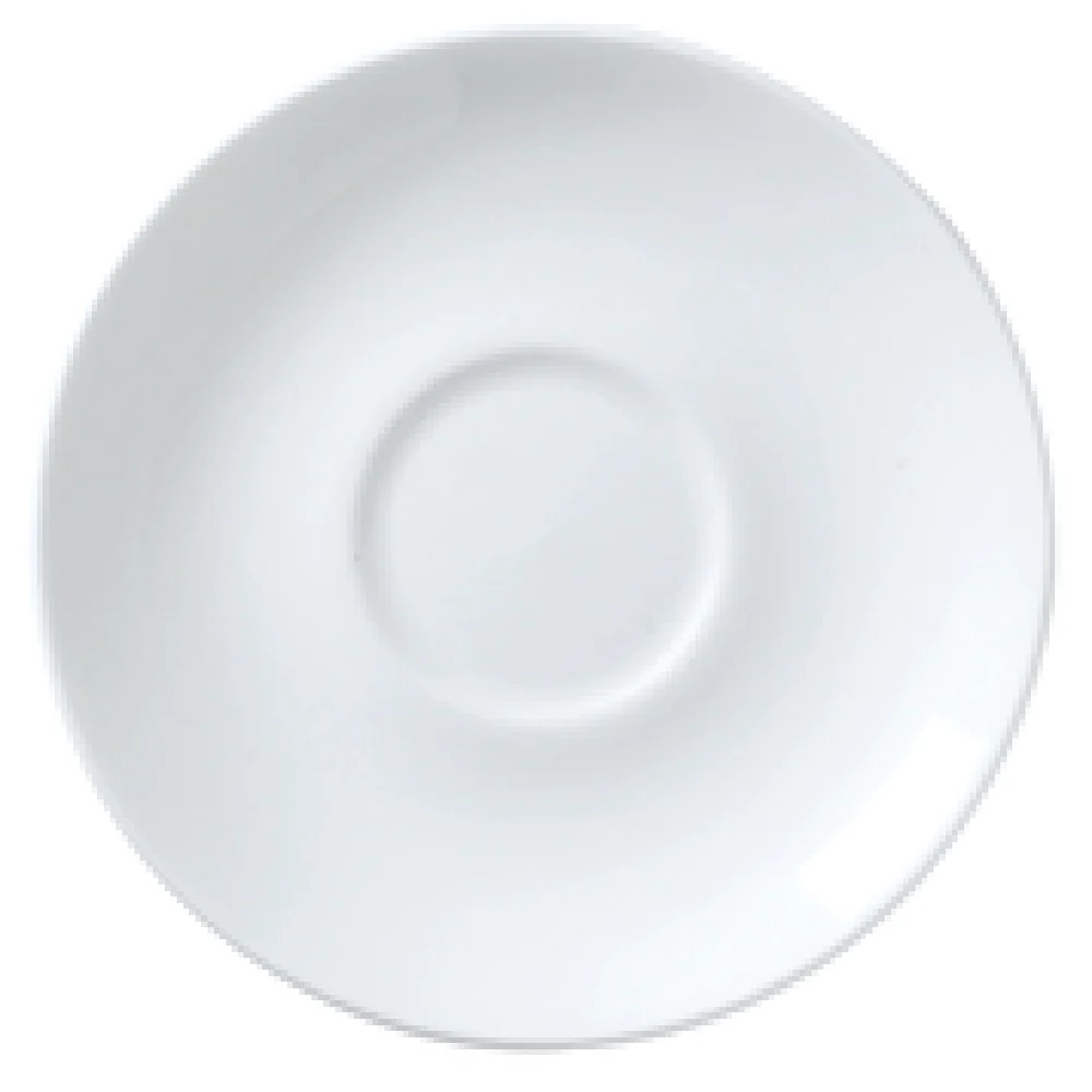Steelite 82000AND0169 5.75 Inch Tea For One Saucer Bone China White