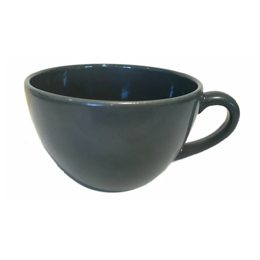 BauscherHepp 275285-700560 11-4/5 Oz Cup Porcelain Dark Grey Dishwasher Safe