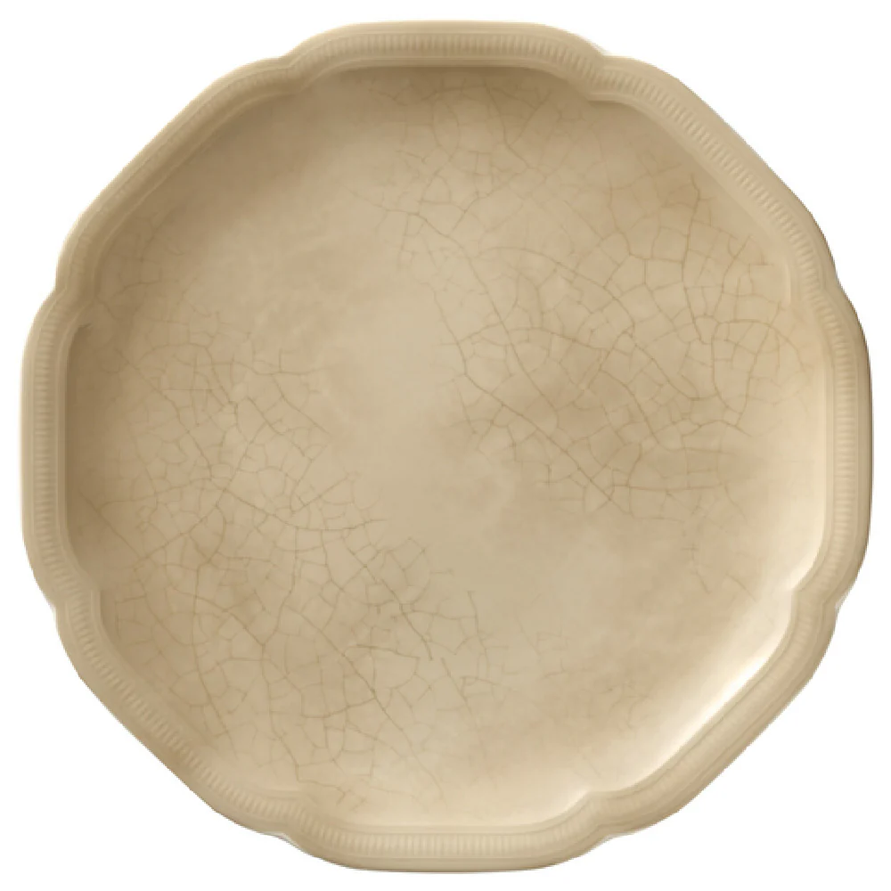 BauscherHepp 531281-426076 12 Inch Round Coupe Plate Relief Porcelain Lead Free