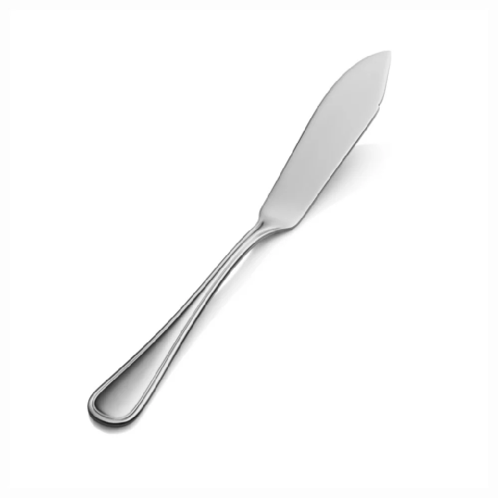 Bon Chef SBS318 8-3/8 Inch 13/0 Stainless Steel Fish Knife with Bonsteel Bon Chef SBS318 8-3/8 Inch 13/0 Stainless Steel Fish Knife with Bonsteel