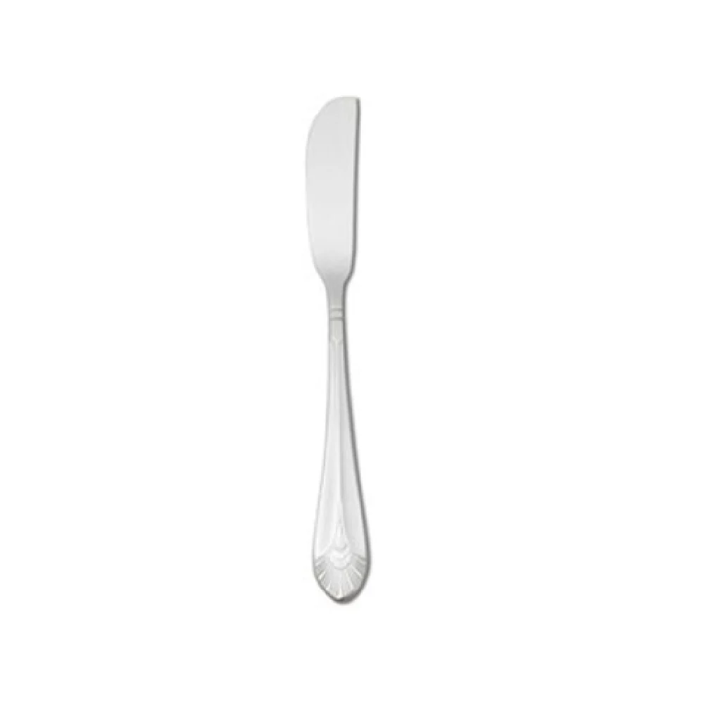 1880 Hospitality T131KSBF 6-1/2 Inch Flat Handle Butter Spreader 18/10 Stainless Steel