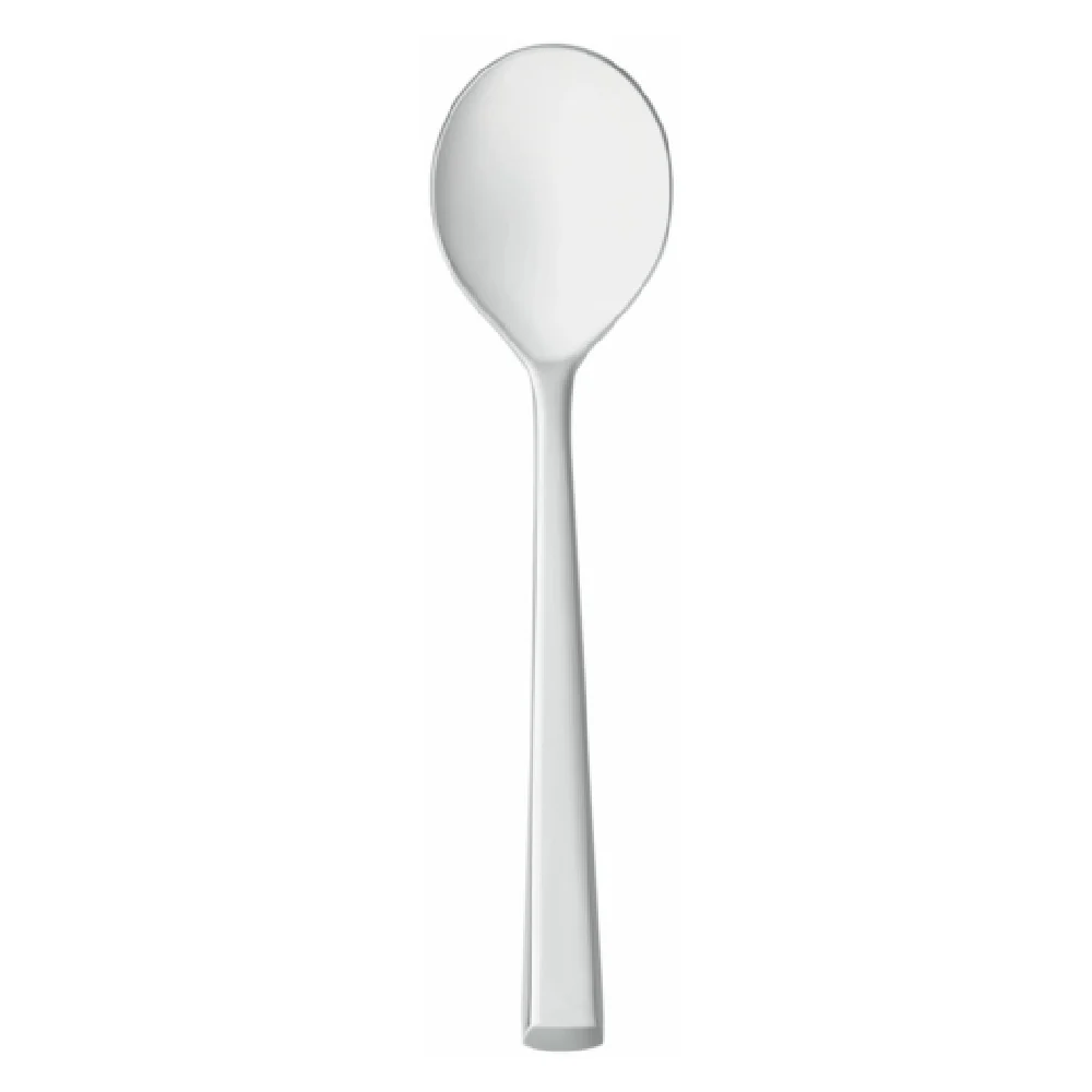 Libbey 946 016 6-1/8 Inch Beveled Edge Bouillon Spoon 18/10 Stainless Steel Satin Finish