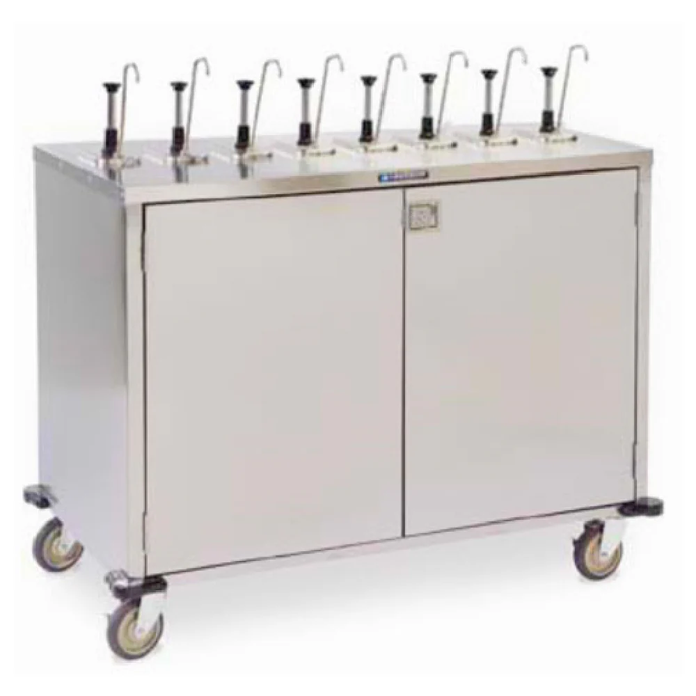 Lakeside 70201 50 Inch Condiment Cart Gas Manual Pumps Stainless Steel with Locks Lakeside 70201 50 Inch Condiment Cart Gas Manual Pumps Stainless Steel with Locks