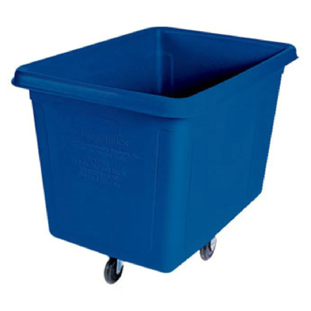 Rubbermaid FG461600DBLUE Mobile Cube Truck 43-3/4 Inch Length Blue Metal with Open Top Rubbermaid FG461600DBLUE Mobile Cube Truck 43-3/4 Inch Length Blue Metal with Open Top